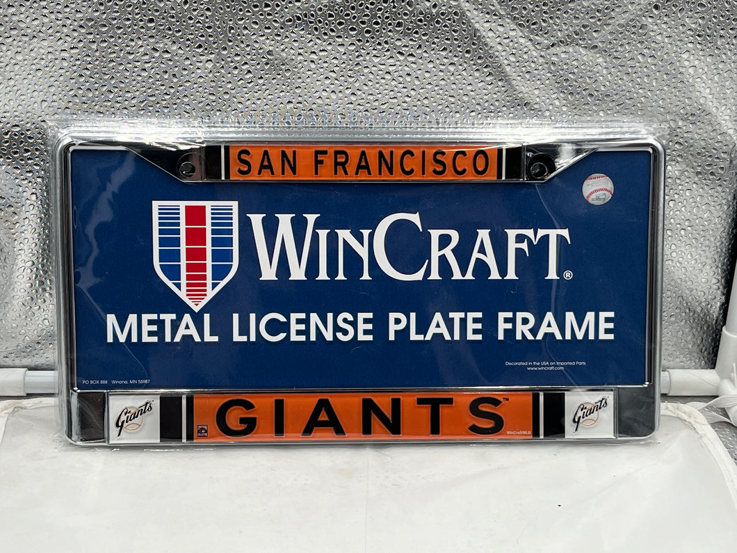 San Francisco Giants MLB Throwback Laser Cut License Plate Frame Wincraft - Casey's Sports Store