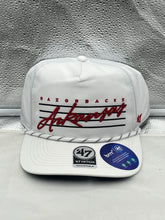 Load image into Gallery viewer, Arkansas Razorbacks NCAA &#39;47 Brand White Hitch Rope Adjustable Snapback Hat - Casey&#39;s Sports Store
