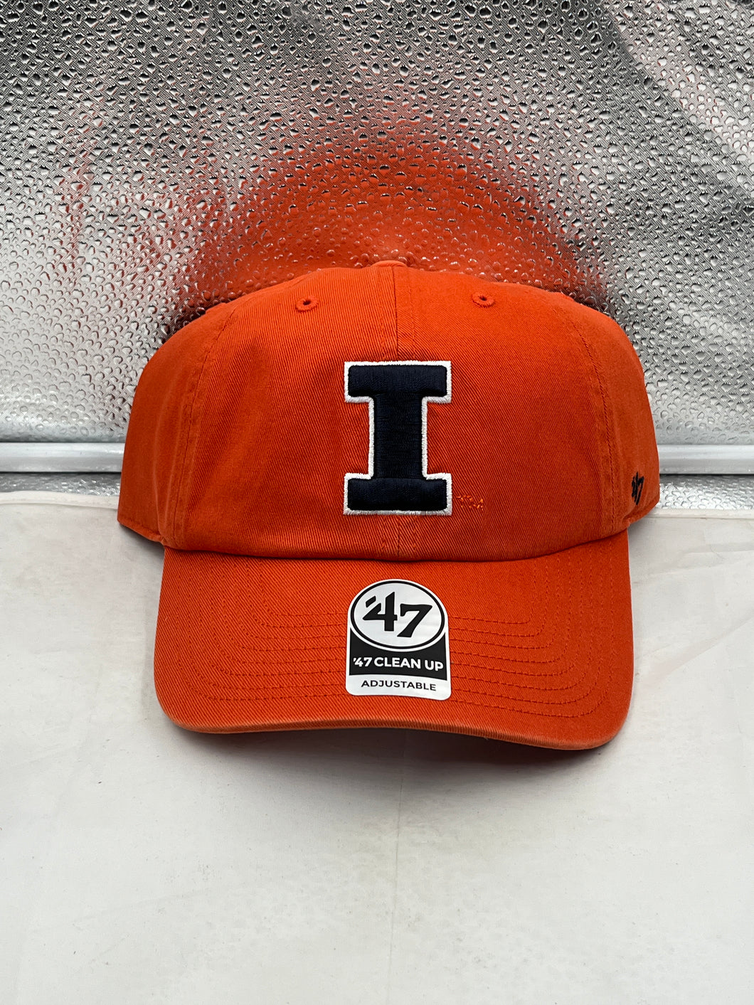 Illinois Fighting Illini NCAA '47 Brand Orange Clean Up Adjustable Strapback Hat - Comfortable and stylish headwear for fans of the Illinois Fighting Illini.
