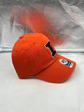 Load image into Gallery viewer, Illinois Fighting Illini NCAA &#39;47 Brand Orange Clean Up Adjustable Strapback Hat - Back View
