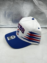 Load image into Gallery viewer, Chicago Cubs MLB &#39;47 Brand White Two Tone Diamond Hitch Adjustable Snapback Hat front view
