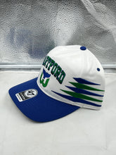 Load image into Gallery viewer, Hartford Whalers NHL &#39;47 Brand White Diamond Hitch Adjustable Snapback Hat - Front view showcasing the iconic logo and stylish design.
