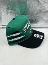 Load image into Gallery viewer, Dallas Stars NHL &#39;47 Brand Green Diamond Hitch Adjustable Snapback Hat - Back view displaying the comfortable fit and adjustable strap.
