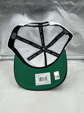 Load image into Gallery viewer, Michigan Wolverines NCAA &#39;47 Brand White Two Tone Hitch Adjustable Snapback Hat laid flat showing two-tone color scheme.
