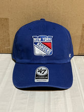 Load image into Gallery viewer, New York Rangers NHL &#39;47 Brand Clean Up Blue Adjustable Hat - Casey&#39;s Sports Store
