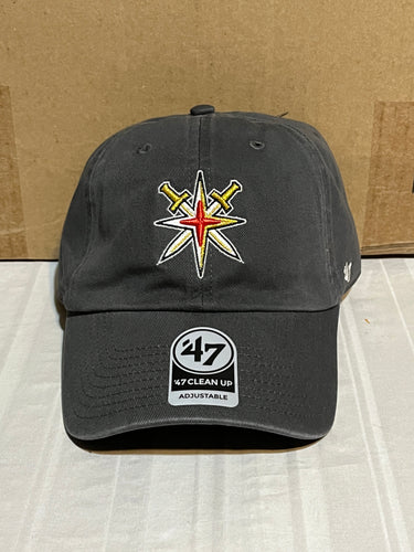 Vegas Golden Knights NHL '47 Brand Clean Up Gray Adjustable Hat - Casey's Sports Store