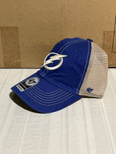 Load image into Gallery viewer, Tampa Bay Lightning NHL &#39;47 Brand Clean Up Blue Adjustable Mesh Hat - Casey&#39;s Sports Store
