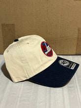 Load image into Gallery viewer, Winnipeg Jets NHL &#39;47 Brand Throwback Clean Up Natural Two Tone Adjustable Hat - Casey&#39;s Sports Store
