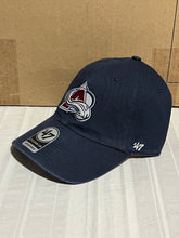Load image into Gallery viewer, Colorado Avalanche NHL &#39;47 Brand Clean Up Navy Blue Adjustable Hat - Casey&#39;s Sports Store
