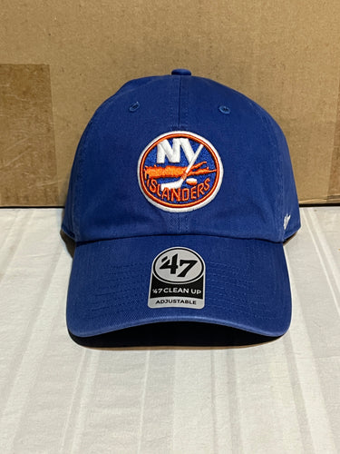 New York Islanders NHL '47 Brand Clean Up Blue Adjustable Hat - Casey's Sports Store