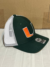 Load image into Gallery viewer, Miami Hurricanes NCAA &#39;47 Brand Green Trucker Mesh Adjustable Snapback Hat - Casey&#39;s Sports Store
