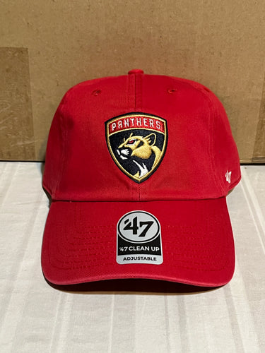 Florida Panthers NHL '47 Brand Clean Up Red Adjustable Hat - Casey's Sports Store