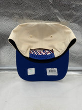 Load image into Gallery viewer, Buffalo Bills NFL &#39;47 Brand Natural TT Script Hitch Snapback Adjustable Hat worn outdoors, demonstrating its versatility for game day or casual outings as a fashionable Buffalo Bills hat.
