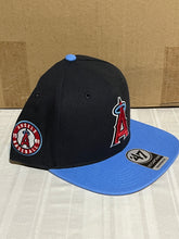 Load image into Gallery viewer, Los Angeles Angels MLB &#39;47 Navy Blue Two Tone Captain Adjustable Snapback Hat - Casey&#39;s Sports Store
