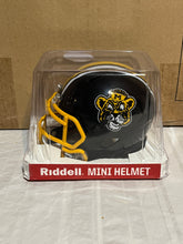 Load image into Gallery viewer, Missouri Tigers NCAA Riddell Speed Black Throwback Alternate Mini Helmet - Casey&#39;s Sports Store
