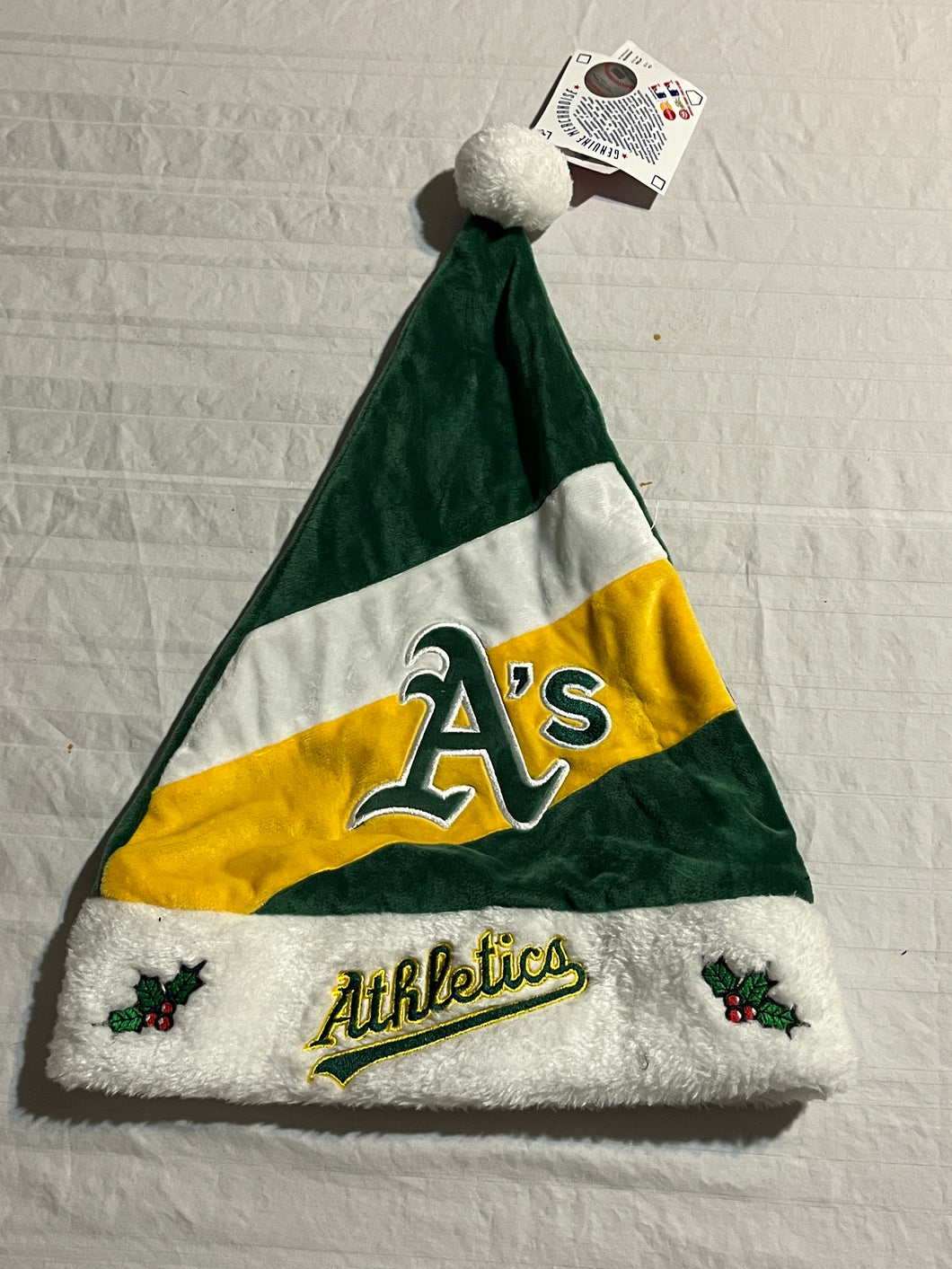 Oakland Athletics MLB Santa Hat Forever Collectibles - Casey's Sports Store