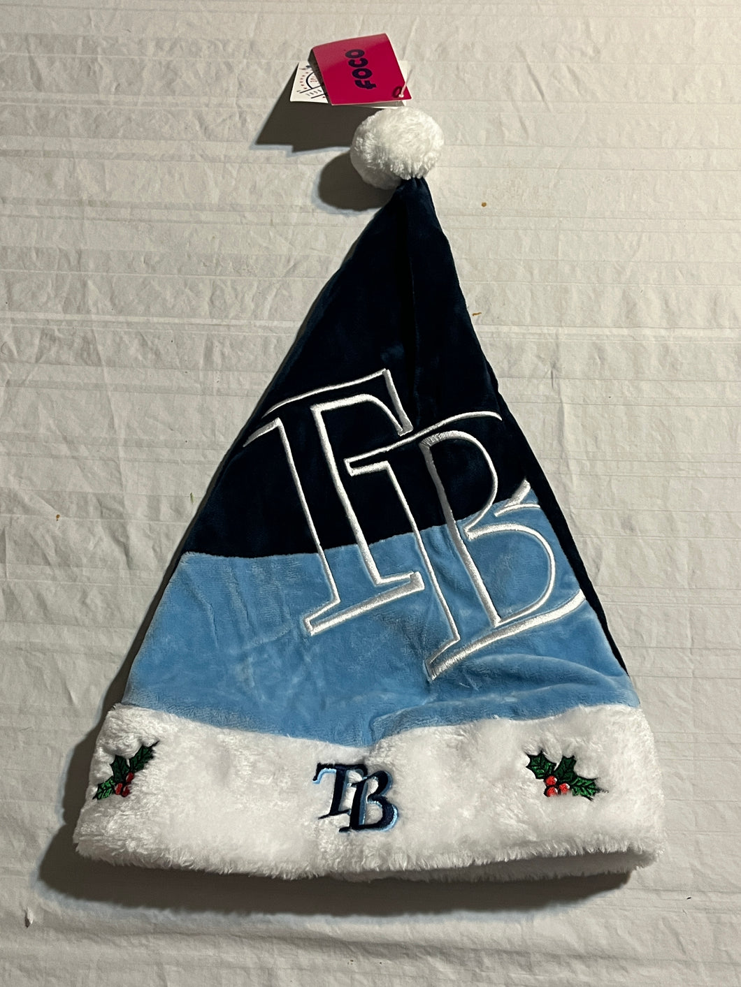 Tampa Bay Rays MLB Santa Hat Forever Collectibles - Casey's Sports Store