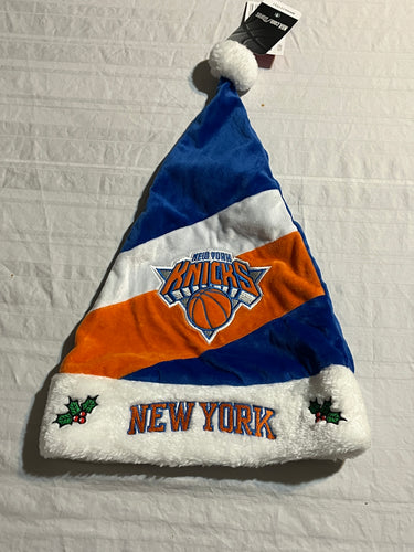 New York Knicks NBA Santa Hat Forever Collectibles - Casey's Sports Store