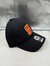Load image into Gallery viewer, Back view of the Syracuse Orange NCAA &#39;47 Brand Navy Blue MVP Adjustable Hat showcasing the adjustable strap and logo detail. Great Syracuse Orange hat for all fans.
