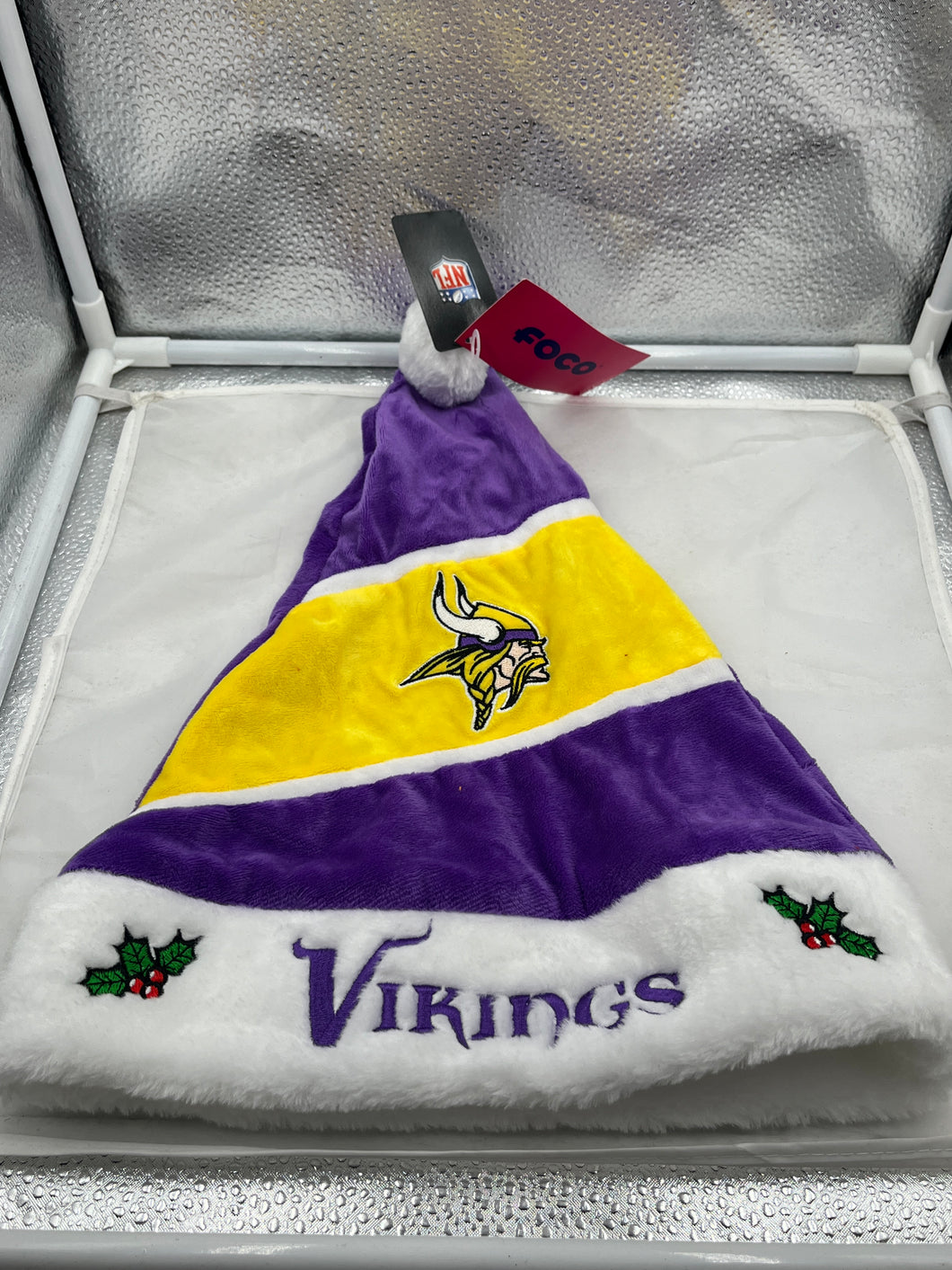 Minnesota Vikings NFL Santa Hat Forever Collectibles