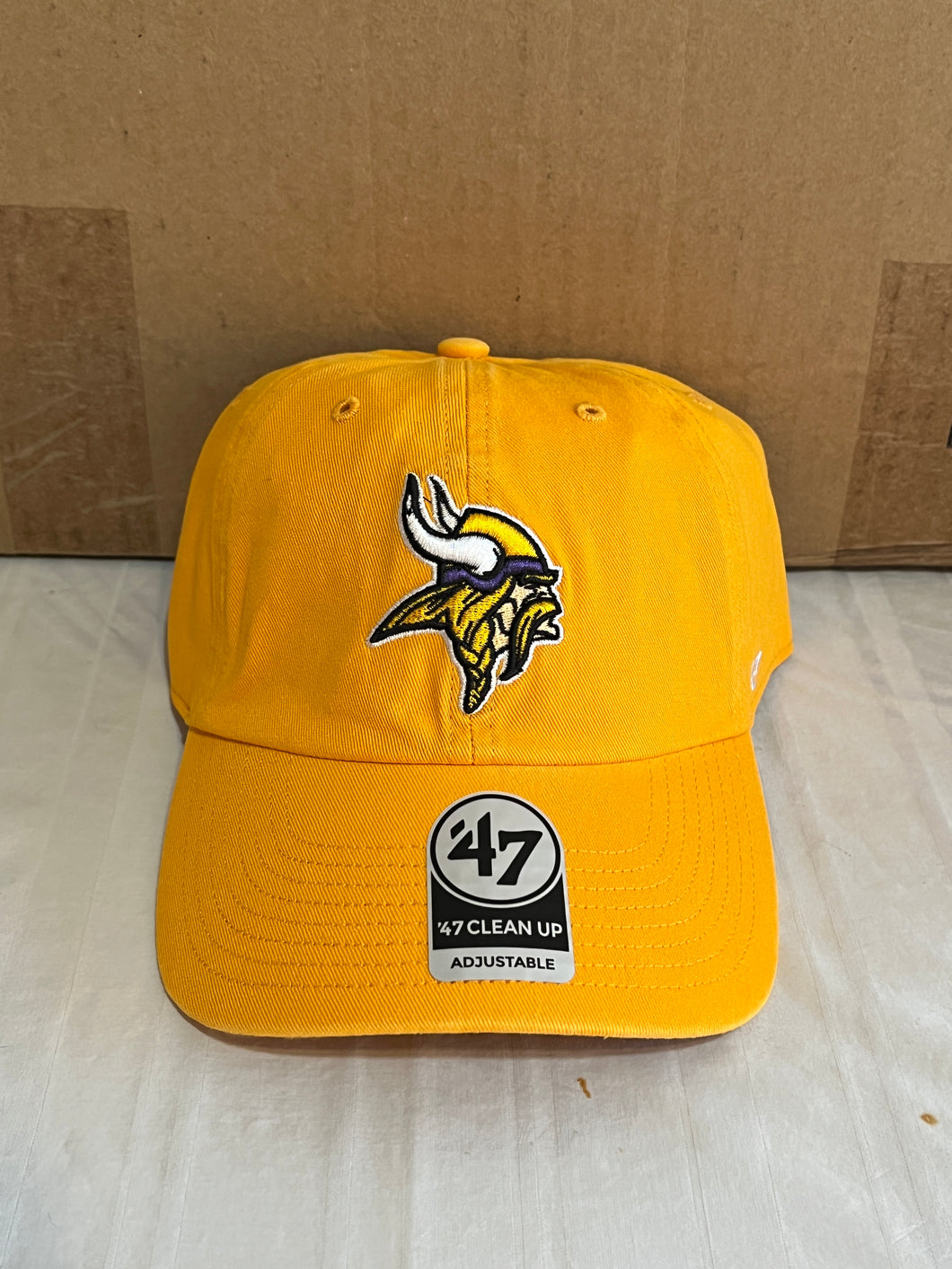 Minnesota Vikings NFL '47 Brand Gold Clean Up Adjustable Hat - Casey's Sports Store