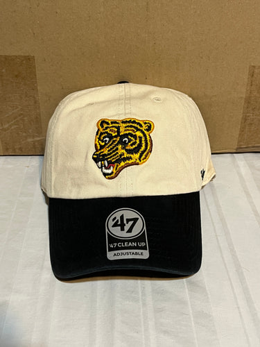 Boston Bruins NHL '47 Brand Throwback Clean Up Natural Two Tone Adjustable Hat - Casey's Sports Store