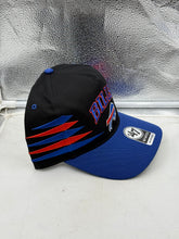 Load image into Gallery viewer, Buffalo Bills NFL &#39;47 Brand Black TT Diamond Hitch Snapback Adjustable Hat worn casually, ideal for displaying team spirit as a versatile Buffalo Bills hat.

