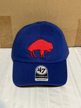 Load image into Gallery viewer, Buffalo Bills NFL &#39;47 Brand Throwback Blue Clean Up Adjustable Hat - Casey&#39;s Sports Store
