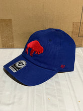 Load image into Gallery viewer, Buffalo Bills NFL &#39;47 Brand Throwback Blue Clean Up Adjustable Hat - Casey&#39;s Sports Store
