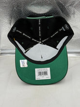 Load image into Gallery viewer, Side view of Green Bay Packers NFL &#39;47 Brand Black TT Diamond Hitch Snapback Adjustable Hat emphasizing its adjustable snapback feature and team branding.
