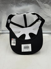 Load image into Gallery viewer, Stylish and breathable Ohio State Buckeyes NCAA &#39;47 Brand Black Trucker Adjustable Snapback Hat, perfect for game day.
