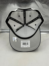 Load image into Gallery viewer, Close-up of the New England Patriots NFL &#39;47 Brand White Diamond Hitch Snapback Adjustable Hat, highlighting the quality fabric and pristine white design perfect for any fan&#39;s wardrobe.
