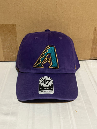 Arizona Diamondbacks MLB '47 Brand Throwback Purple Clean Up Adjustable Hat - Casey's Sports Store