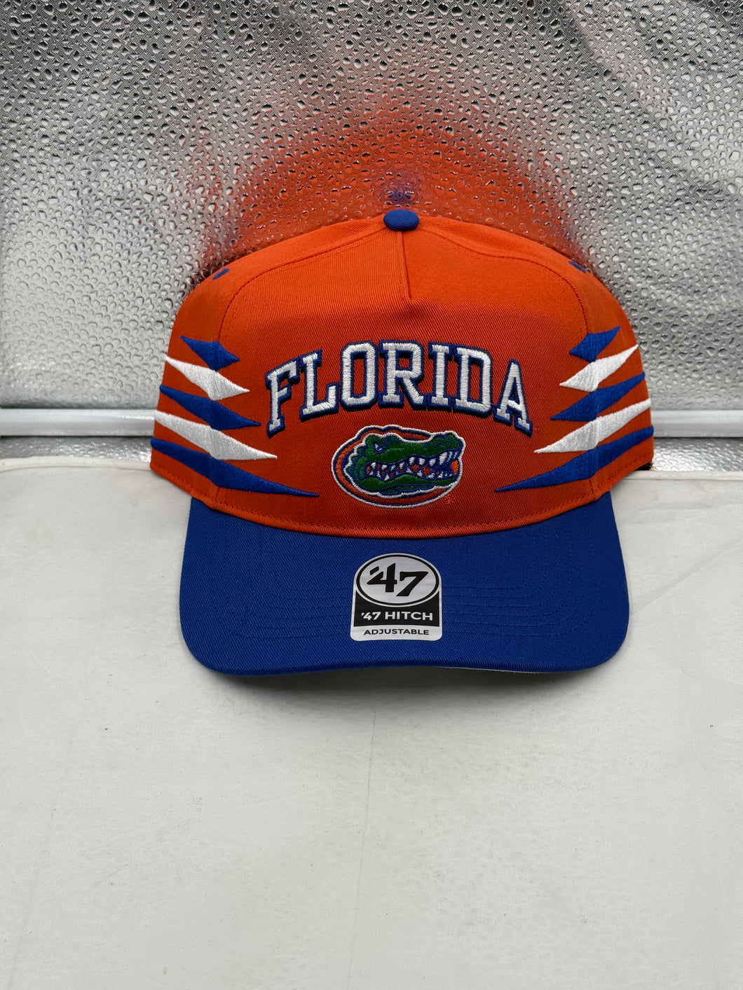 Florida Gators NCAA '47 Brand Orange TT Diamond Hitch Snapback Adjustable Hat showcasing vibrant orange color and bold team logo, perfect for game day.