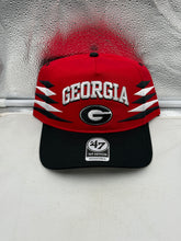 Load image into Gallery viewer, Georgia Bulldogs NCAA &#39;47 Brand Red TT Diamond Hitch Snapback Adjustable Hat showcasing the iconic logo and bold red color for fans.
