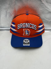 Load image into Gallery viewer, Denver Broncos NFL &#39;47 Throwback Orange TT Diamond Hitch Snapback Adjustable Hat showcasing vibrant orange color and iconic logo, perfect Denver Broncos hat for fans.
