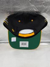 Load image into Gallery viewer, Lifestyle image featuring a fan wearing the Pittsburgh Steelers NFL &#39;47 Brand Black TT Diamond Hitch Snapback Adjustable Hat at a game, demonstrating its versatility for both casual and game day wear.
