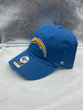 Load image into Gallery viewer, Los Angeles Chargers NFL &#39;47 Brand Blue Clean Up Adjustable Hat - Casey&#39;s Sports Store
