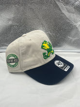 Load image into Gallery viewer, Notre Dame Fighting Irish NCAA &#39;47 Brand Throwback White Clean Up Adjustable Hat - Casey&#39;s Sports Store
