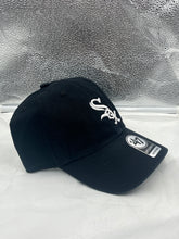 Load image into Gallery viewer, Chicago White Sox MLB &#39;47 Brand Black Clean Up Adjustable Hat - Casey&#39;s Sports Store
