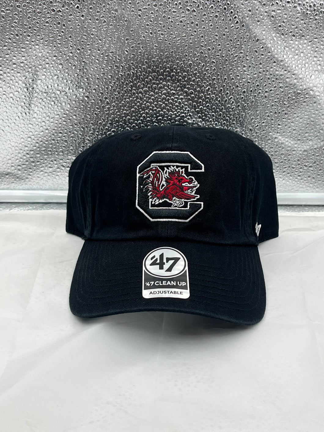 South Carolina Gamecocks NCAA '47 Brand Black Clean Up Adjustable Hat - Casey's Sports Store