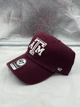 Load image into Gallery viewer, Texas A&amp;M Aggies NCAA &#39;47 Brand Maroon Clean Up Adjustable Hat - Casey&#39;s Sports Store

