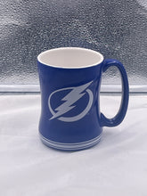 Load image into Gallery viewer, Tampa Bay Lightning NHL Logo Brands 14oz Mug Blue - Casey&#39;s Sports Store
