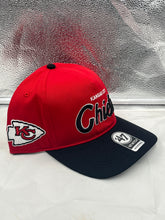 Load image into Gallery viewer, Kansas City Chiefs NFL &#39;47 Brand Red Two Tone Script Hitch Adjustable Hat - Casey&#39;s Sports Store

