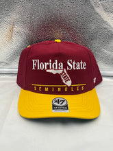 Load image into Gallery viewer, Florida State Seminoles FSU NCAA &#39;47 Brand Throwback Red Hitch Adjustable Hat - Casey&#39;s Sports Store
