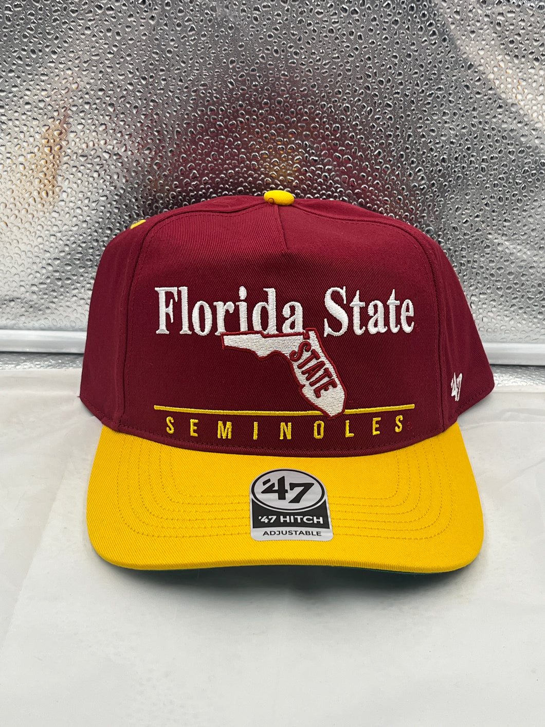 Florida State Seminoles FSU NCAA '47 Brand Throwback Red Hitch Adjustable Hat - Casey's Sports Store