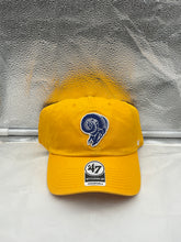 Load image into Gallery viewer, Los Angeles Rams NFL &#39;47 Brand Throwback Gold Clean Up Adjustable Hat - Casey&#39;s Sports Store
