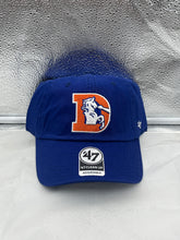 Load image into Gallery viewer, Denver Broncos NFL &#39;47 Brand Throwback Blue Clean Up Adjustable Hat - Casey&#39;s Sports Store
