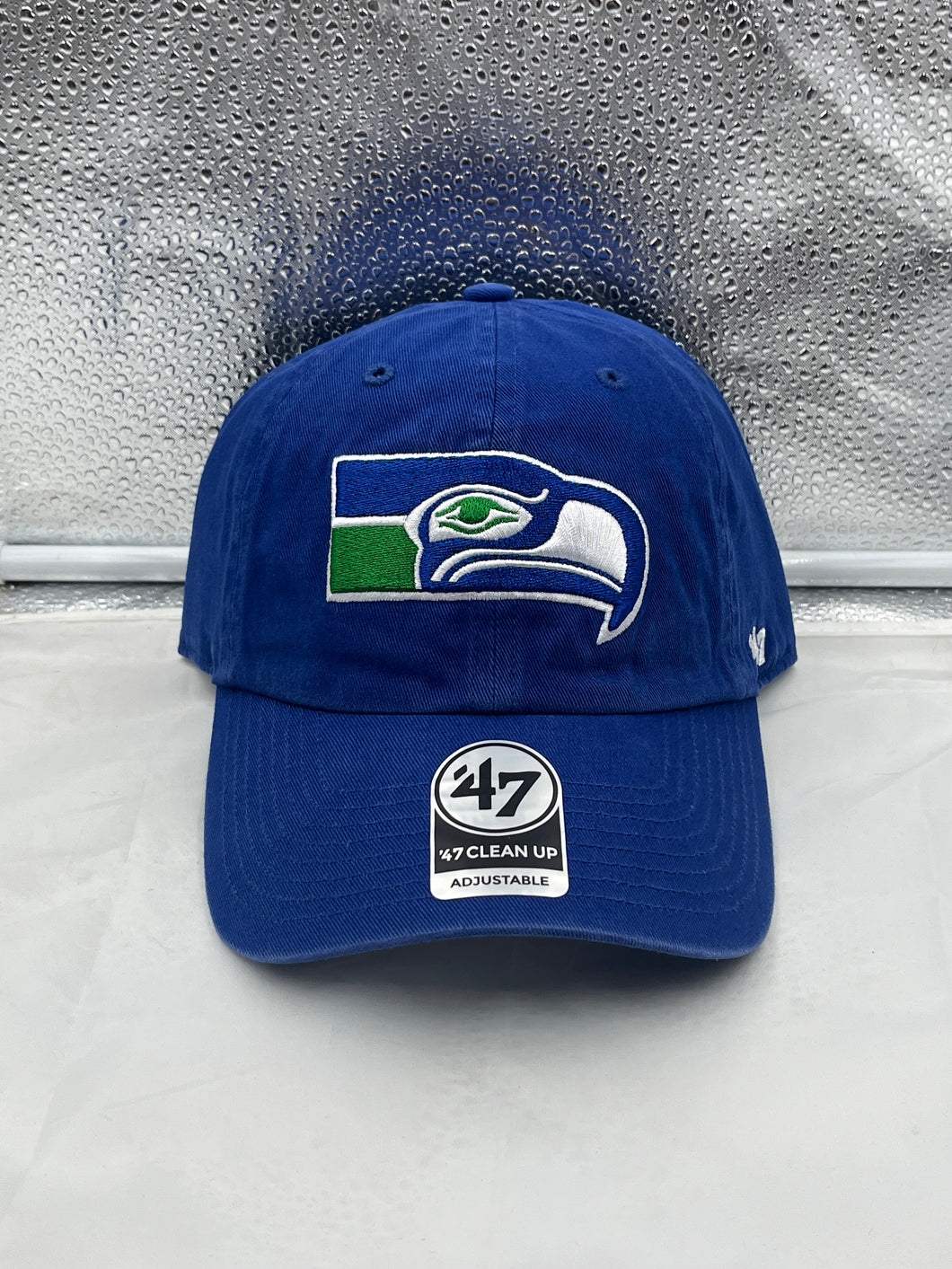 Seattle Seahawks NFL '47 Brand Throwback Gold Clean Up Adjustable Hat - Casey's Sports Store