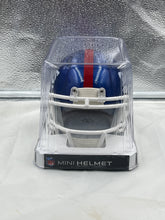 Load image into Gallery viewer, New York Giants NFL Riddell Speed Blue Script Alternate Mini Helmet - Casey&#39;s Sports Store
